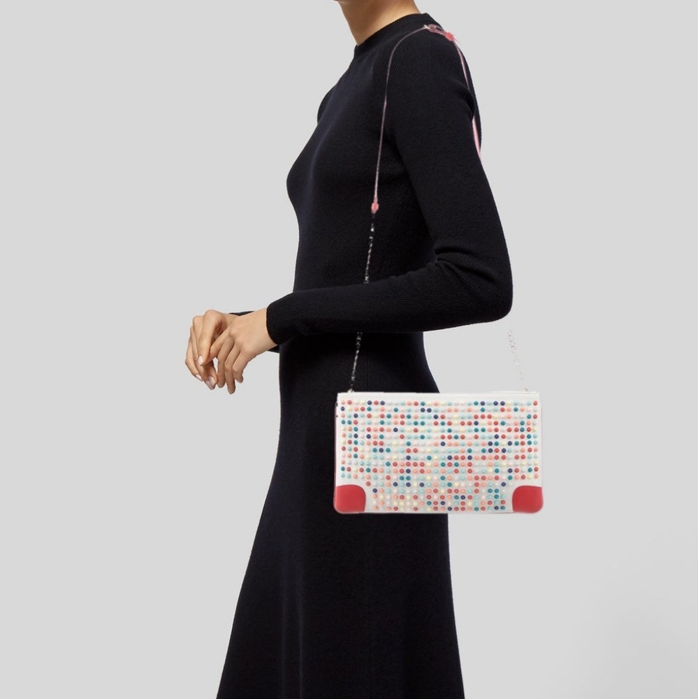 ❤Christian Louboubiposh Clutch